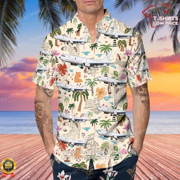 Boeing P-8A Poseidon Boeing Company Hawaiian Shirt