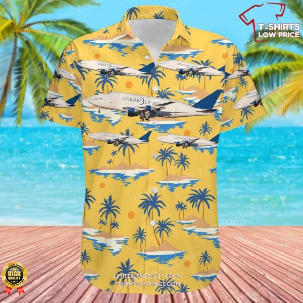 Boeing 747-4J6(LCF) Boeing Company Hawaiian Shirt Boeing 747-4J6(LCF) Boeing Company Hawaiian Shirt