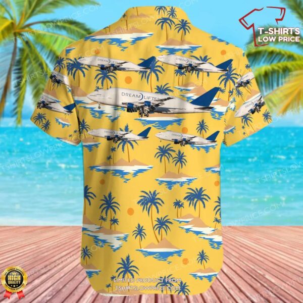 Boeing 747-4J6(LCF) Boeing Company Hawaiian Shirt Boeing 747-4J6(LCF) Boeing Company Hawaiian Shirt
