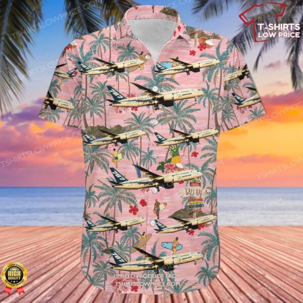 Boeing 787-8 Dreamliner Boeing Company Hawaiian Shirt Boeing 787-8 Dreamliner Boeing Company Hawaiian Shirt