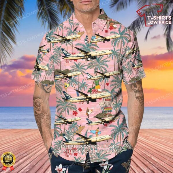 Boeing 787-8 Dreamliner Boeing Company Hawaiian Shirt Boeing 787-8 Dreamliner Boeing Company Hawaiian Shirt
