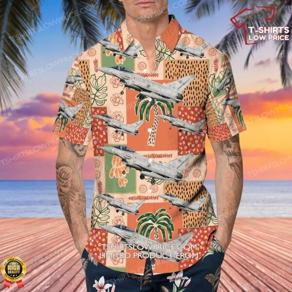 Eurofighter Typhoon EF2000 Italy Air Force Hawaiian Shirt Eurofighter Typhoon EF2000 Italy Air Force Hawaiian Shirt