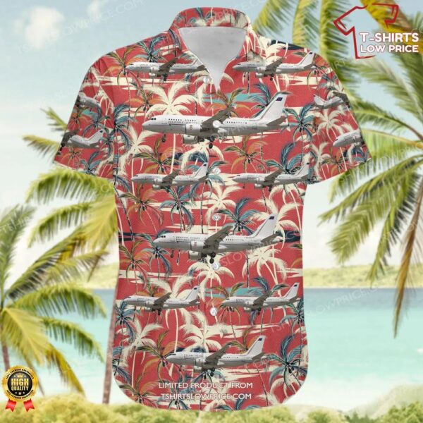 Airbus A319-115(CJ) Italy Air Force Hawaiian Shirt Airbus A319-115(CJ) Italy Air Force Hawaiian Shirt