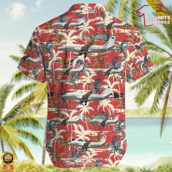 Airbus A319-115(CJ) Italy Air Force Hawaiian Shirt Airbus A319-115(CJ) Italy Air Force Hawaiian Shirt