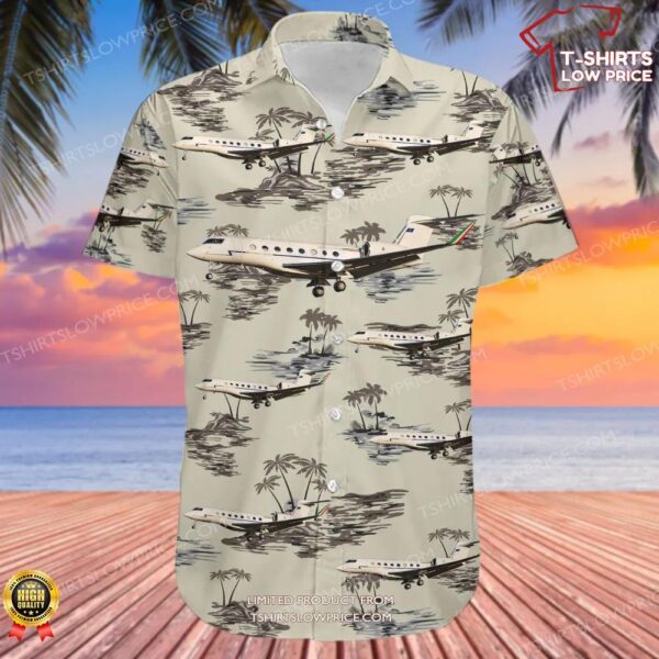 Gulfstream VC-650A Italy Air Force Hawaiian Shirt Gulfstream VC-650A Italy Air Force Hawaiian Shirt