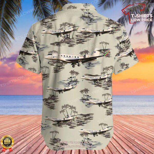 Gulfstream VC-650A Italy Air Force Hawaiian Shirt Gulfstream VC-650A Italy Air Force Hawaiian Shirt