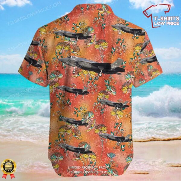Lockheed Martin F-35A Lightning II Italy Air Force Hawaiian Shirt