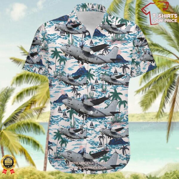 Alenia C-27J Spartan Italy Air Force Hawaiian Shirt Alenia C-27J Spartan Italy Air Force Hawaiian Shirt