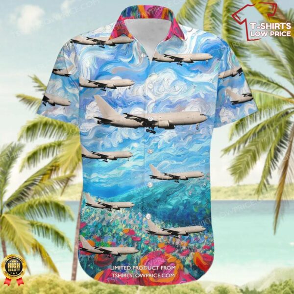 Boeing KC-767A Italy Air Force Hawaiian Shirt Boeing KC-767A Italy Air Force Hawaiian Shirt