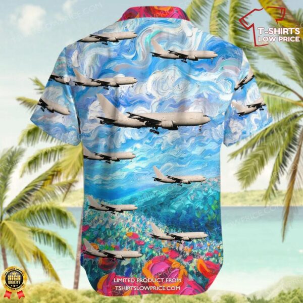 Boeing KC-767A Italy Air Force Hawaiian Shirt Boeing KC-767A Italy Air Force Hawaiian Shirt