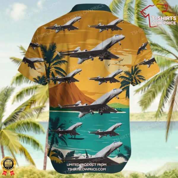 Gulfstream EA-37B Compass Call United States US Air Force (USAF) Hawaiian Shirt Gulfstream EA-37B Compass Call United States US Air Force (USAF) Hawaiian Shirt