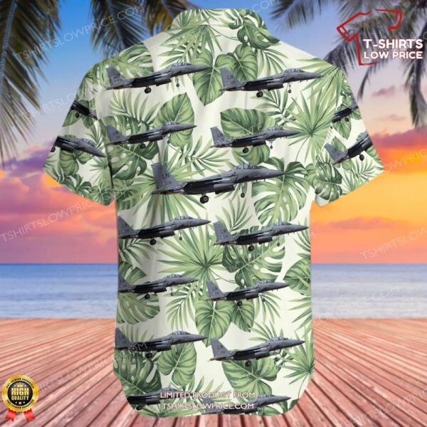 Boeing F-15E Strike Eagle United States US Air Force (USAF) Hawaiian Shirt Boeing F-15E Strike Eagle United States US Air Force (USAF) Hawaiian Shirt