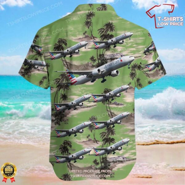 Boeing 777-323ER American Airlines Hawaiian Shirt