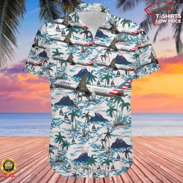 Boeing 787-9 Dreamliner American Airlines Hawaiian Shirt