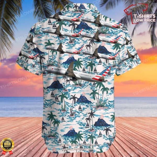 Boeing 787-9 Dreamliner American Airlines Hawaiian Shirt