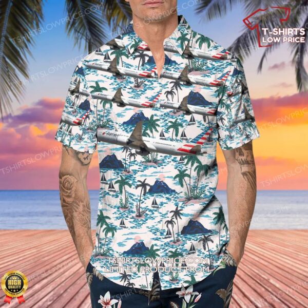Boeing 787-9 Dreamliner American Airlines Hawaiian Shirt