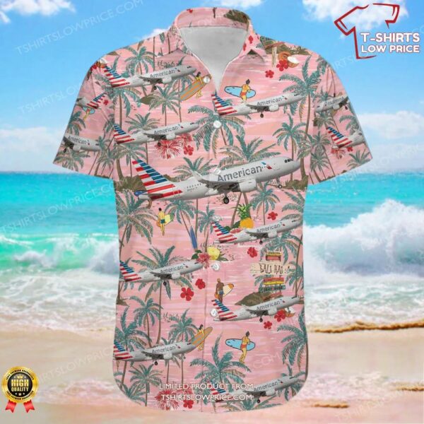 Airbus A319-115 American Airlines Hawaiian Shirt