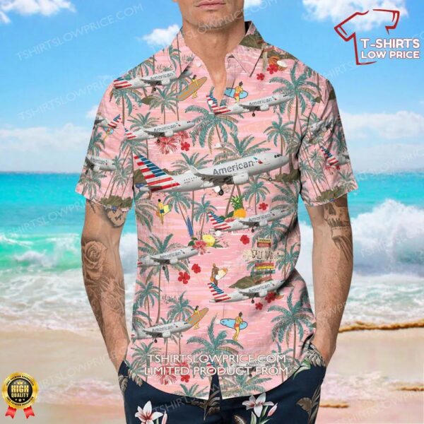 Airbus A319-115 American Airlines Hawaiian Shirt