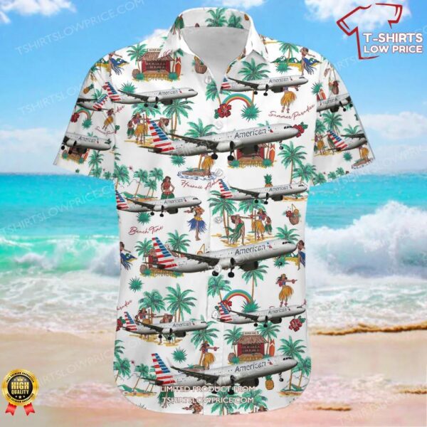 Airbus A321-253NX American Airlines Hawaiian Shirt
