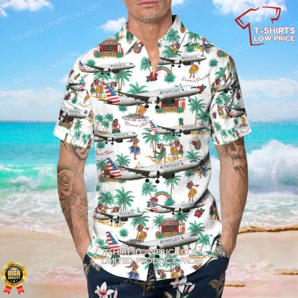 Airbus A321-253NX American Airlines Hawaiian Shirt