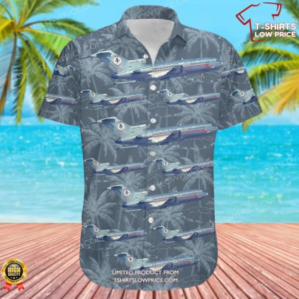 Boeing 727-123 American Airlines Hawaiian Shirt Boeing 727-123 American Airlines Hawaiian Shirt