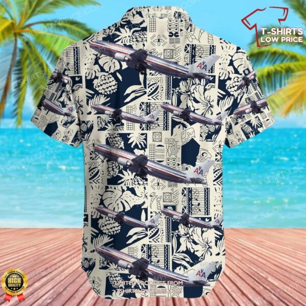 Airbus A300B4-605R American Airlines Hawaiian Shirt Airbus A300B4-605R American Airlines Hawaiian Shirt