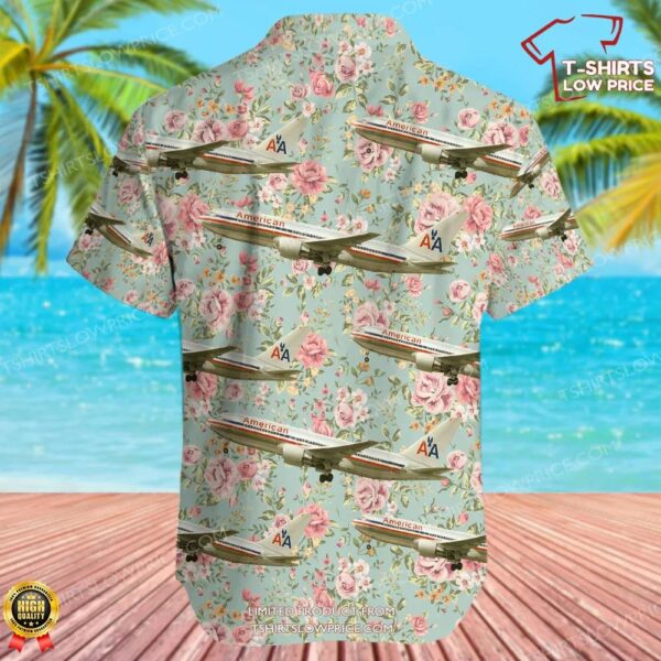 Boeing 767-223(ER) American Airlines Hawaiian Shirt Boeing 767-223(ER) American Airlines Hawaiian Shirt