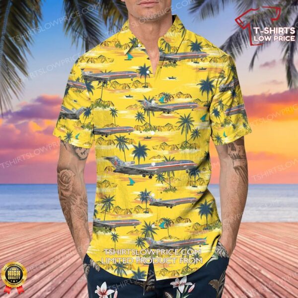 Boeing 727-200 American Airlines Hawaiian Shirt Boeing 727-200 American Airlines Hawaiian Shirt