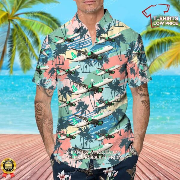 Airbus A321-251NX Transavia Hawaiian Shirt Airbus A321-251NX Transavia Hawaiian Shirt
