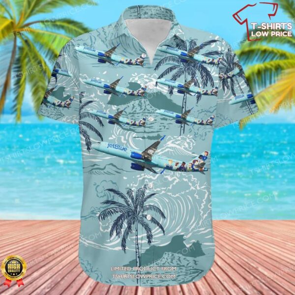Airbus A321-231 JetBlue Airways Hawaiian Shirt Airbus A321-231 JetBlue Airways Hawaiian Shirt