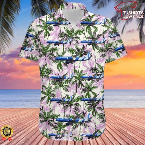 Airbus A220-371 JetBlue Airways Hawaiian Shirt Airbus A220-371 JetBlue Airways Hawaiian Shirt