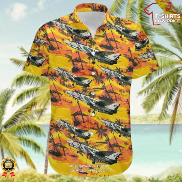 Grumman F-14D Tomcat United States US Navy (USN) Hawaiian Shirt Grumman F-14D Tomcat United States US Navy (USN) Hawaiian Shirt