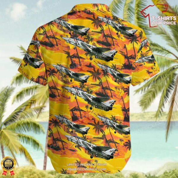Grumman F-14D Tomcat United States US Navy (USN) Hawaiian Shirt Grumman F-14D Tomcat United States US Navy (USN) Hawaiian Shirt