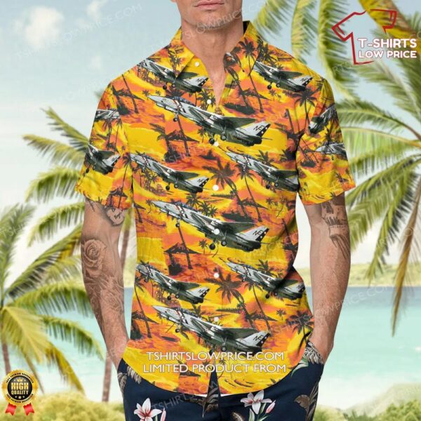 Grumman F-14D Tomcat United States US Navy (USN) Hawaiian Shirt Grumman F-14D Tomcat United States US Navy (USN) Hawaiian Shirt