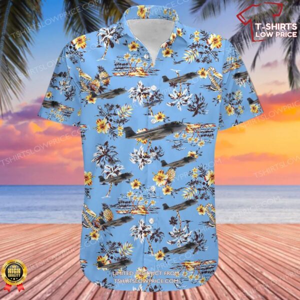 Grumman EA-6B Prowler United States US Navy (USN) Hawaiian Shirt Grumman EA-6B Prowler United States US Navy (USN) Hawaiian Shirt
