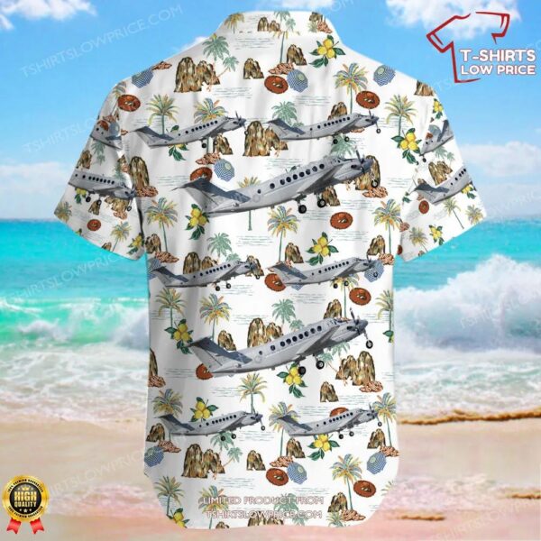 Beechcraft UC-12W Huron United States US Marine Corps (USMC) Hawaiian Shirt Beechcraft UC-12W Huron United States US Marine Corps (USMC) Hawaiian Shirt