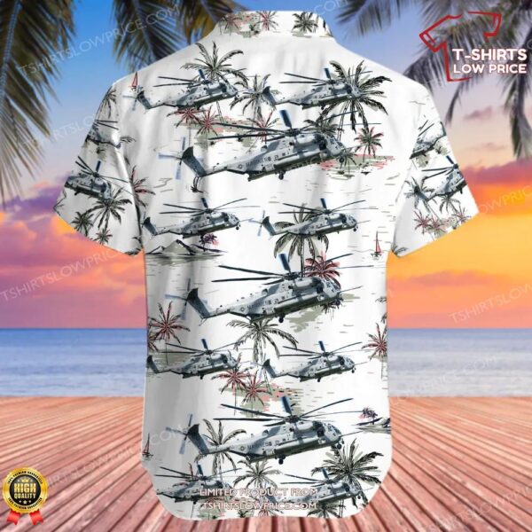 Sikorsky CH-53E Super Stallion United States US Marine Corps (USMC) Hawaiian Shirt Sikorsky CH-53E Super Stallion United States US Marine Corps (USMC) Hawaiian Shirt