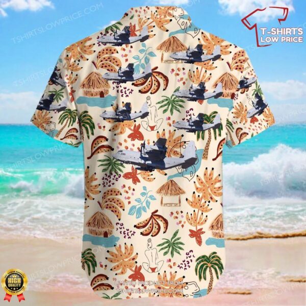 Lockheed Martin KC-130J Hercules United States US Marine Corps (USMC) Hawaiian Shirt Lockheed Martin KC-130J Hercules United States US Marine Corps (USMC) Hawaiian Shirt