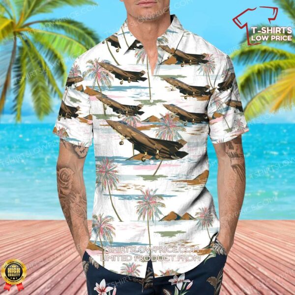 Lockheed Martin F-35C Lightning II United States US Marine Corps (USMC) Hawaiian Shirt Lockheed Martin F-35C Lightning II United States US Marine Corps (USMC) Hawaiian Shirt