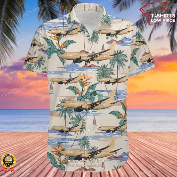 Boeing C-40A Clipper United States US Marine Corps (USMC) Hawaiian Shirt Boeing C-40A Clipper United States US Marine Corps (USMC) Hawaiian Shirt