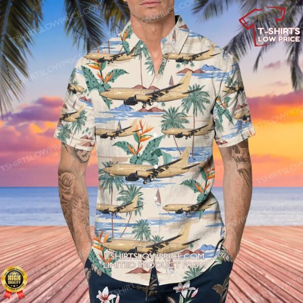 Boeing C-40A Clipper United States US Marine Corps (USMC) Hawaiian Shirt Boeing C-40A Clipper United States US Marine Corps (USMC) Hawaiian Shirt