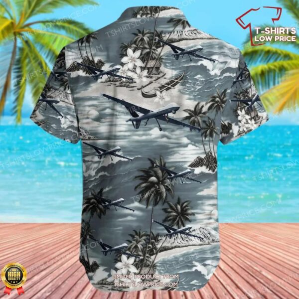 GAAS MQ-9A Reaper United States US Marine Corps (USMC) Hawaiian Shirt
