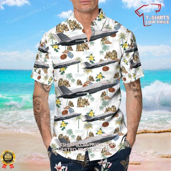 Lockheed Martin F-35B Lightning II United States US Marine Corps (USMC) Hawaiian Shirt Lockheed Martin F-35B Lightning II United States US Marine Corps (USMC) Hawaiian Shirt