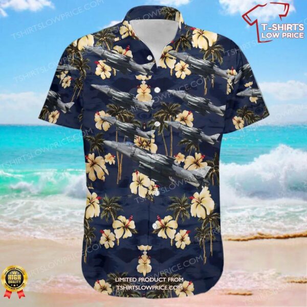 McDonnell Douglas AV-8B+ Harrier II United States US Marine Corps (USMC) Hawaiian Shirt