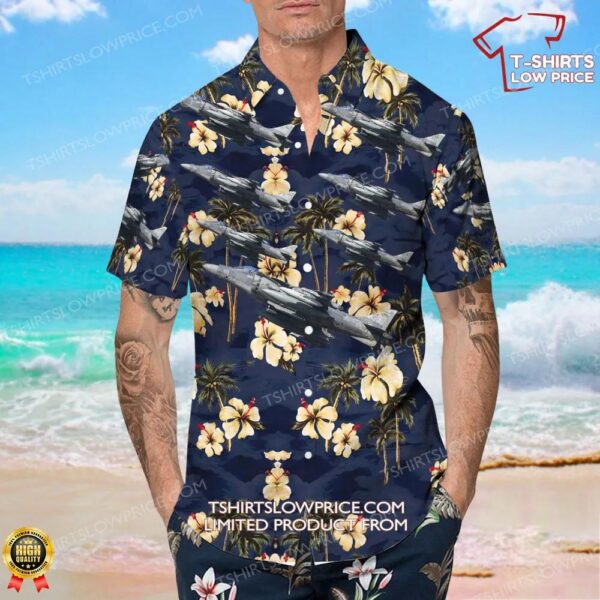 McDonnell Douglas AV-8B+ Harrier II United States US Marine Corps (USMC) Hawaiian Shirt
