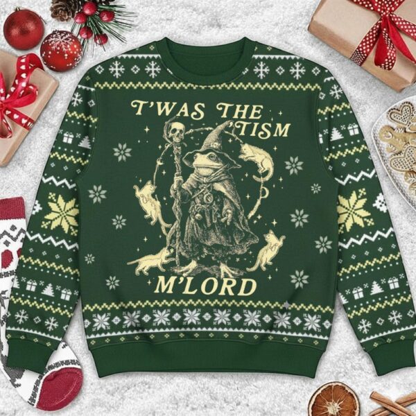 T’was The ’Tism M’Lord Ugly Sweater