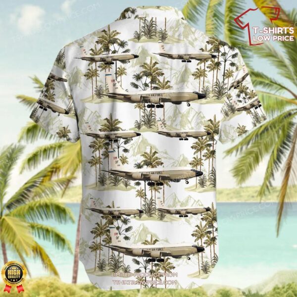 Boeing TC-135W Stratolifter United States US Air Force (USAF) Hawaiian Shirt Boeing TC-135W Stratolifter United States US Air Force (USAF) Hawaiian Shirt