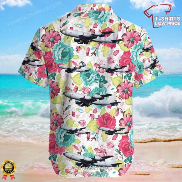 Boeing KC-135T Stratotanker United States US Air Force (USAF) Hawaiian Shirt Boeing KC-135T Stratotanker United States US Air Force (USAF) Hawaiian Shirt