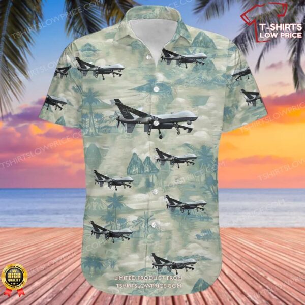 GAAS MQ-9A Reaper United States US Air Force (USAF) Hawaiian Shirt GAAS MQ-9A Reaper United States US Air Force (USAF) Hawaiian Shirt