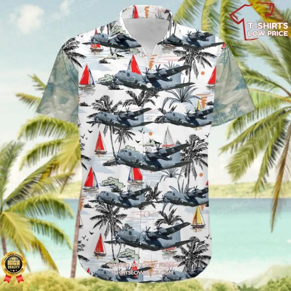 Lockheed Martin AC-130J Ghostrider United States US Air Force (USAF) Hawaiian Shirt Lockheed Martin AC-130J Ghostrider United States US Air Force (USAF) Hawaiian Shirt